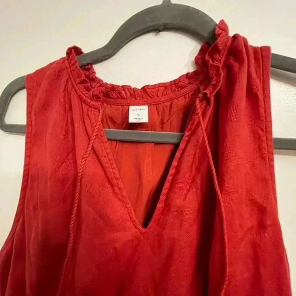 Old Navy autumn fall dress ruffle neck Small - Picture 3 of 3